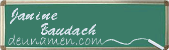Janine Baudach Visitenkarte